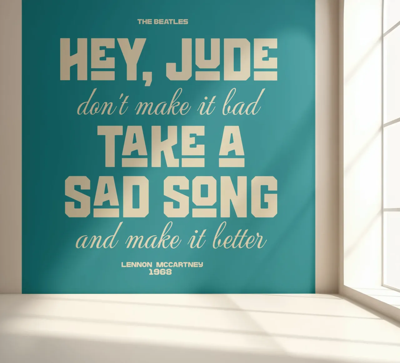 Hey Jude - Die Beatles Fototapete von Gunawan Rb