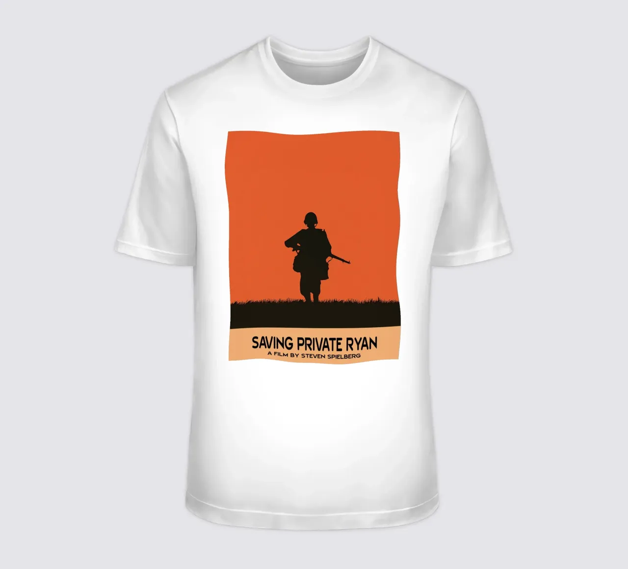 Saving Private Ryan Movie Art Vector Imagination t-shirt by whitesand