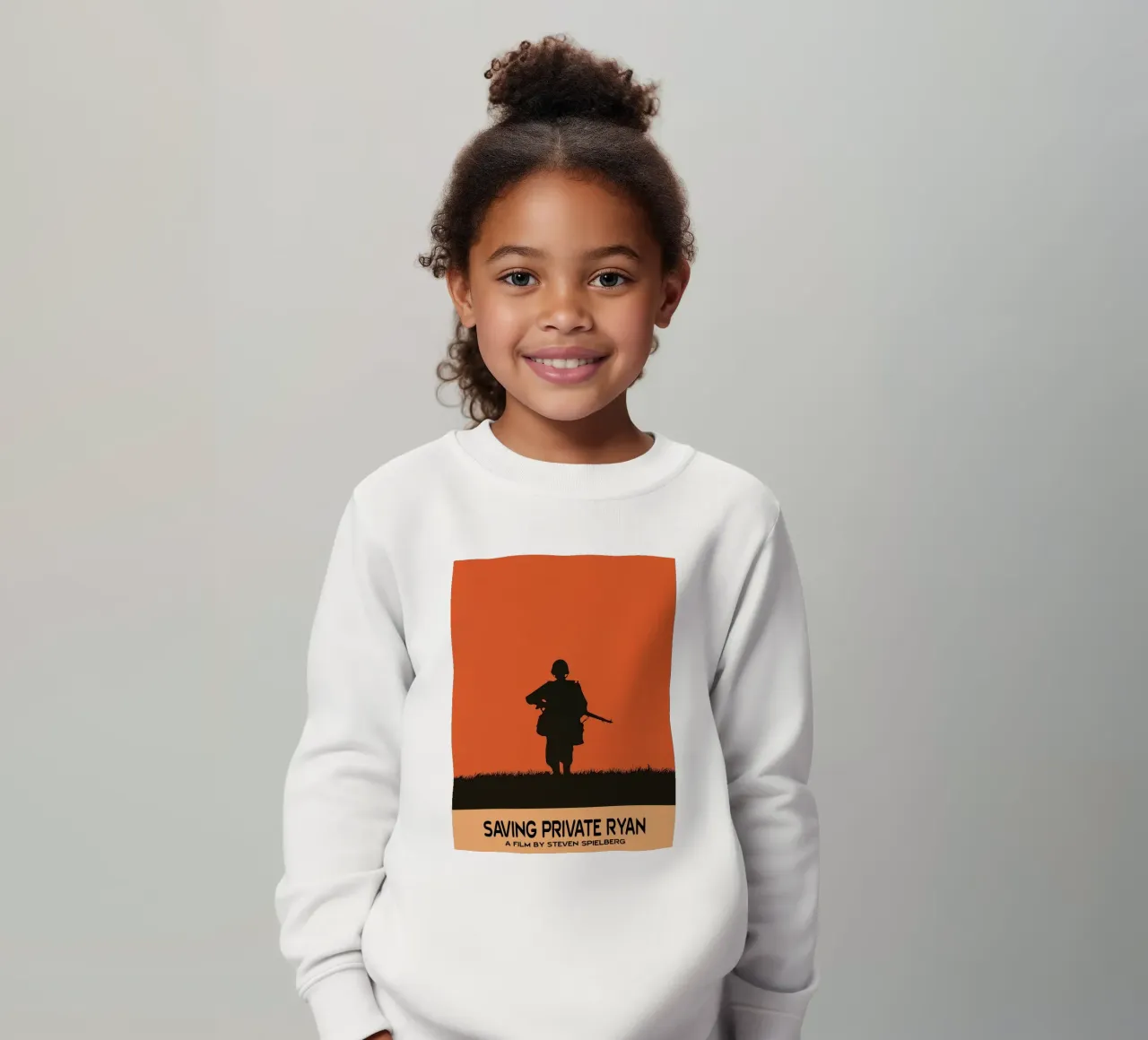 Saving Private Ryan Movie Art Vector Imagination sudadera para niño de whitesand