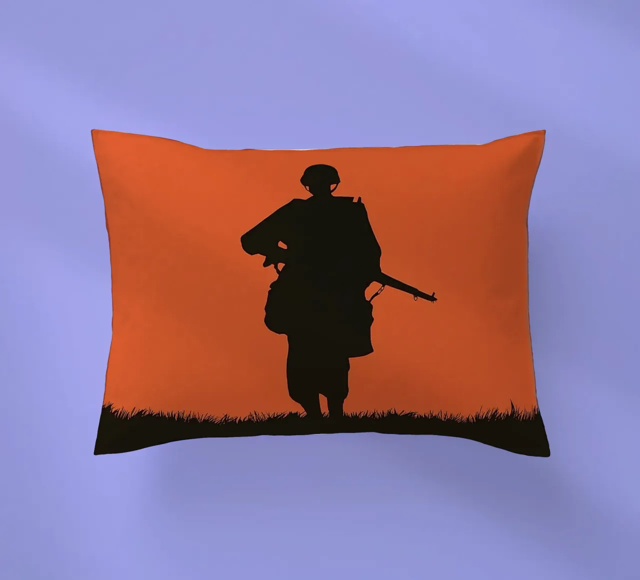 Saving Private Ryan Movie Art Vector Imagination decorative cushion by whitesand