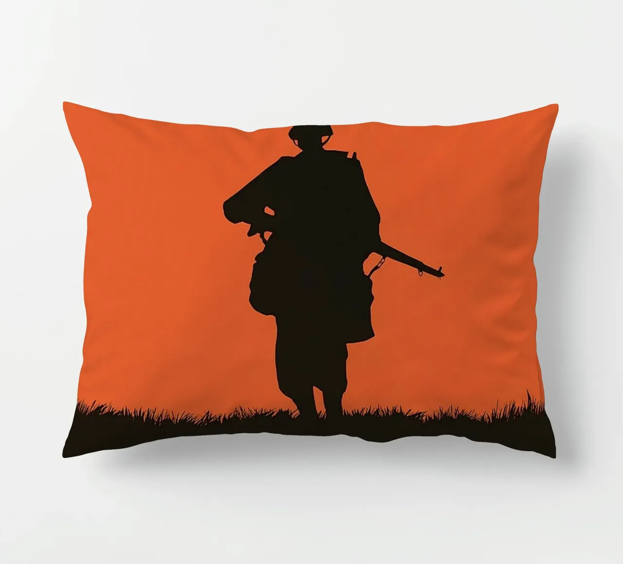 Saving Private Ryan Movie Art Vector Imagination decorative cushion by whitesand