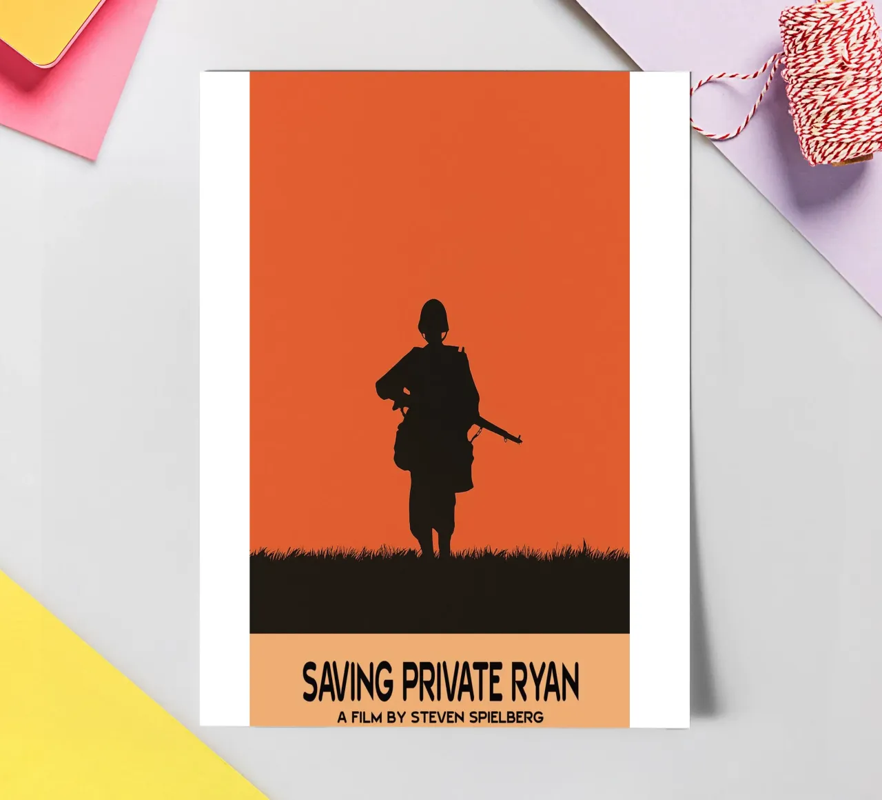 Saving Private Ryan Movie Art Vector Imagination sticker sheet by whitesand
