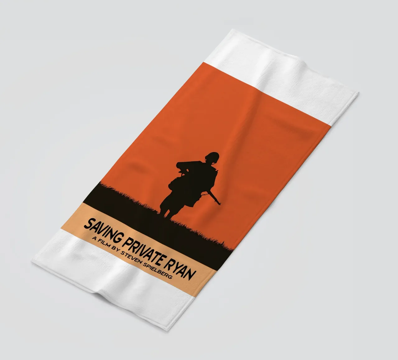 Saving Private Ryan Movie Art Vector Imagination serviette de plage de whitesand