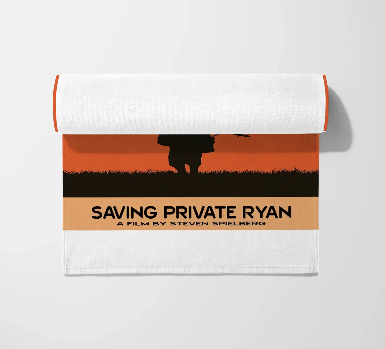 Saving Private Ryan Movie Art Vector Imagination serviette de plage de whitesand