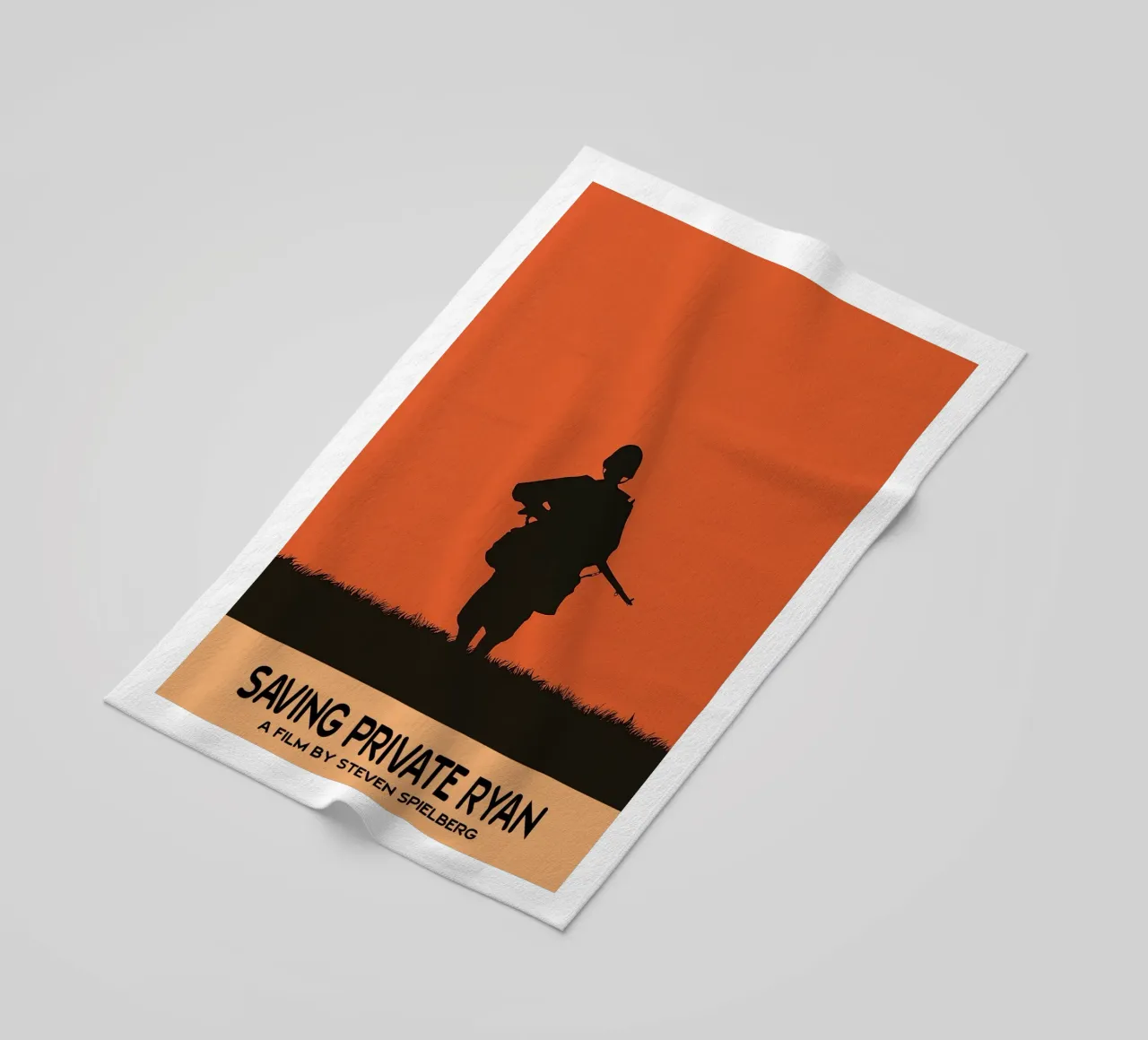 Saving Private Ryan Movie Art Vector Imagination serviette de plage de whitesand