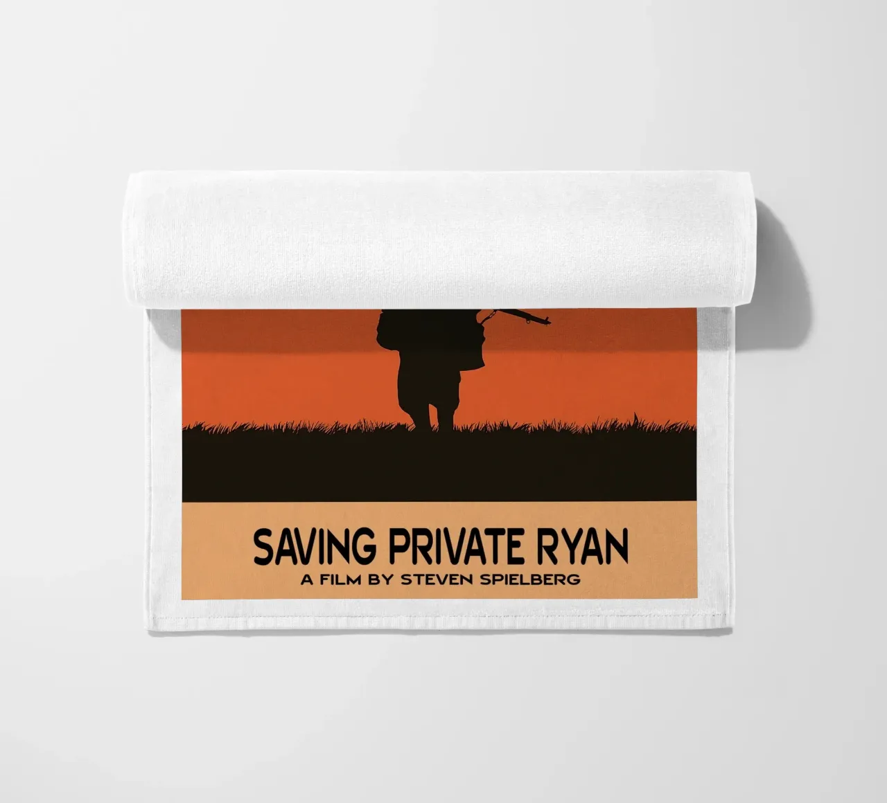 Saving Private Ryan Movie Art Vector Imagination serviette de plage de whitesand