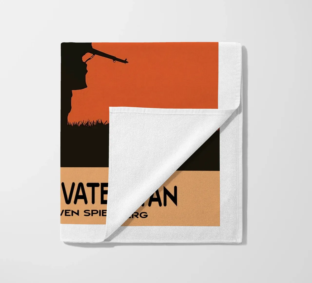 Saving Private Ryan Movie Art Vector Imagination serviette de plage de whitesand