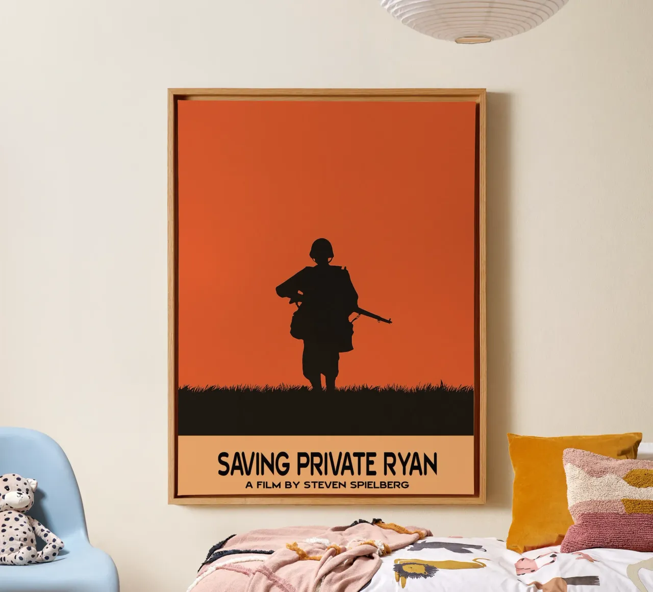 Saving Private Ryan Movie Art Vector Imagination canvas by whitesand