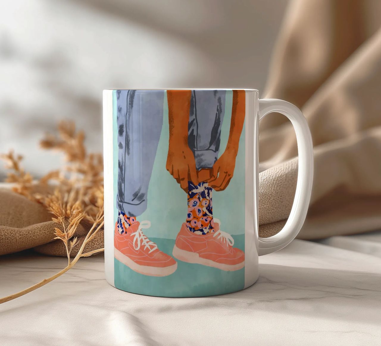 Tirate su quei bei calzini tazza in ceramica da 83oranges