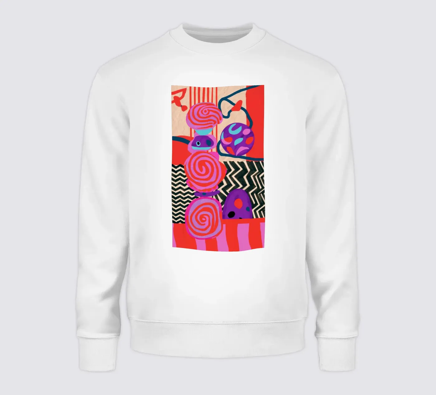 Rhythmic Abstract Forms felpa da Pake Nebula