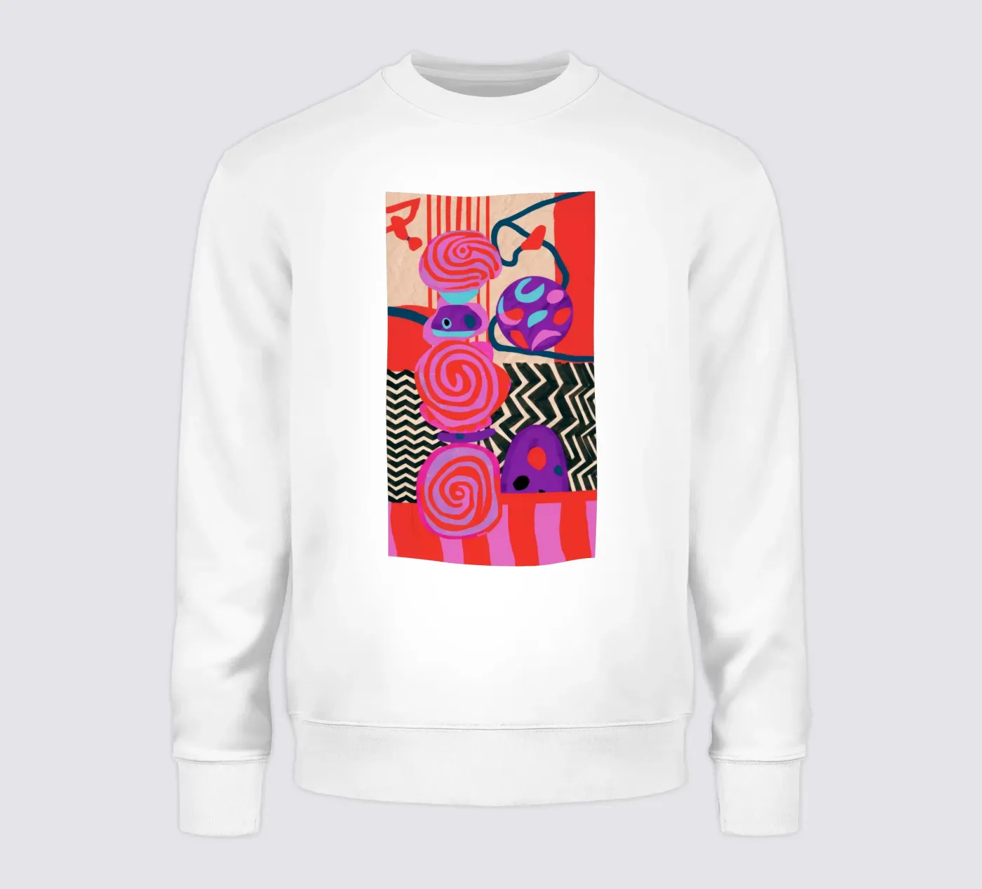 Rhythmic Abstract Forms felpa da Pake Nebula