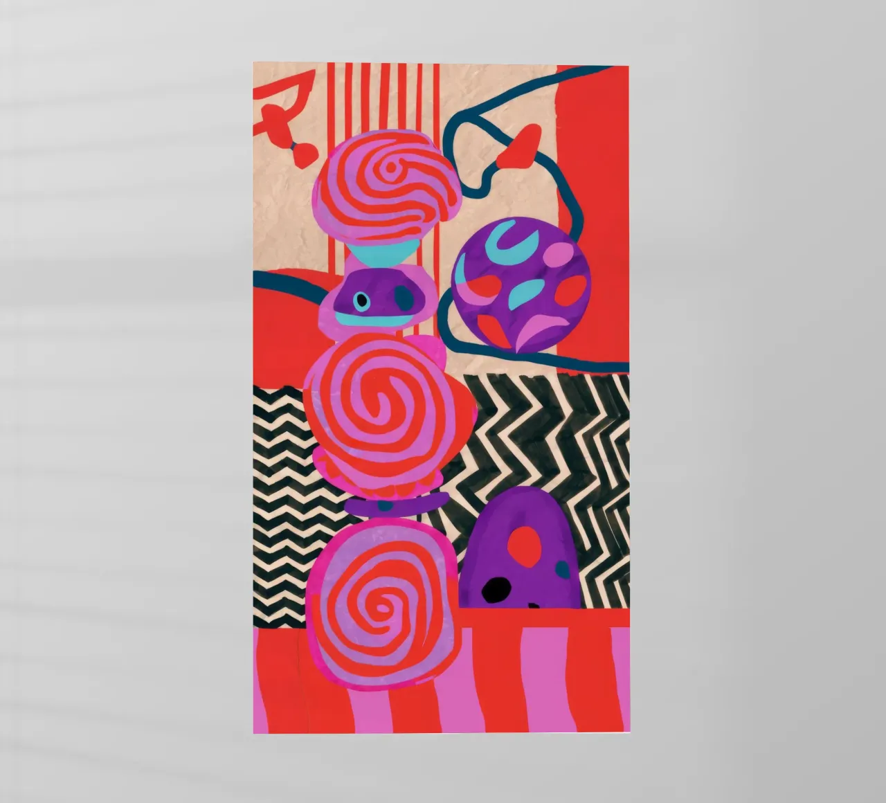 Forme astratte ritmiche pellicola backlit da Pake Nebula