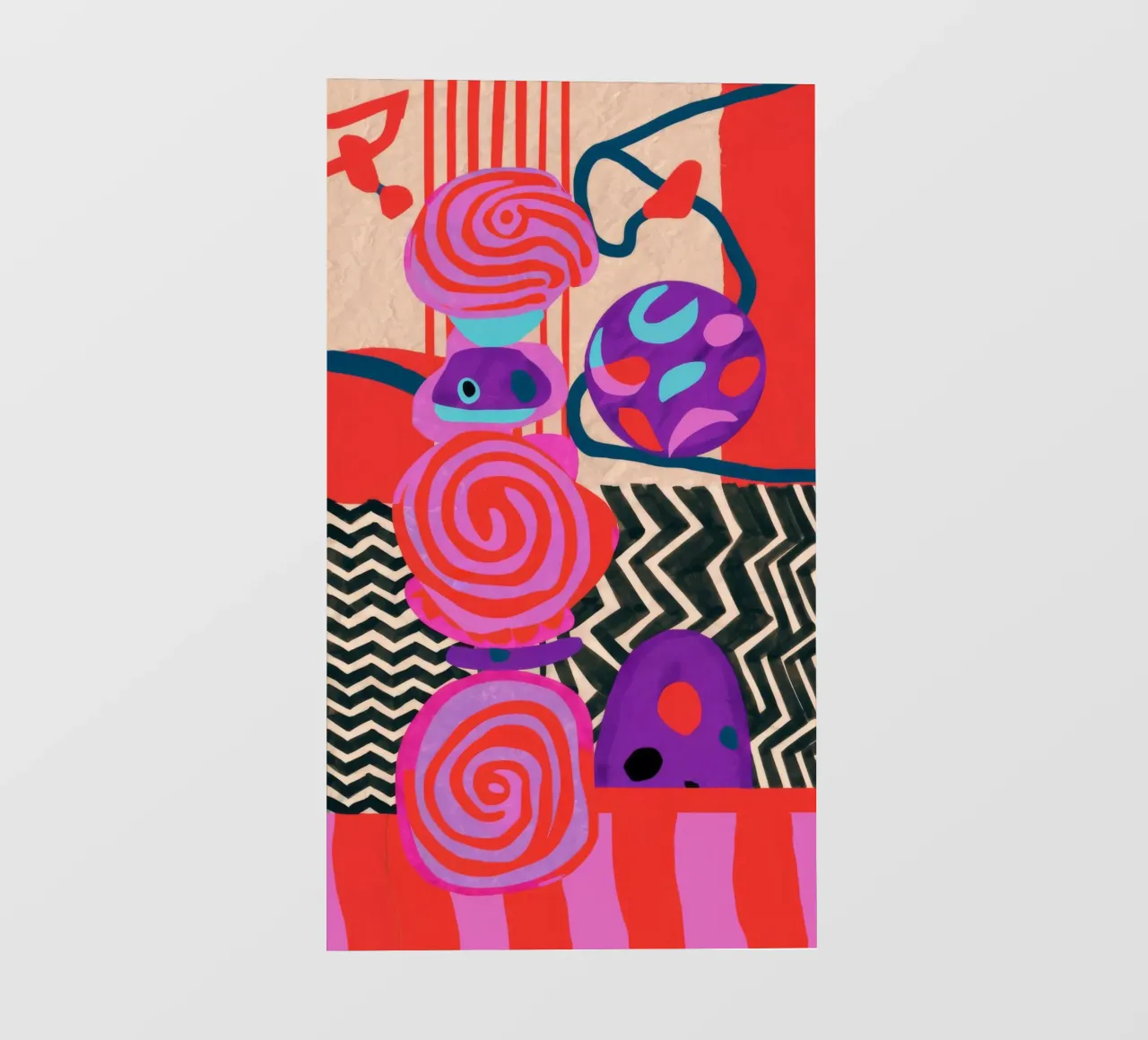 Forme astratte ritmiche pellicola backlit da Pake Nebula