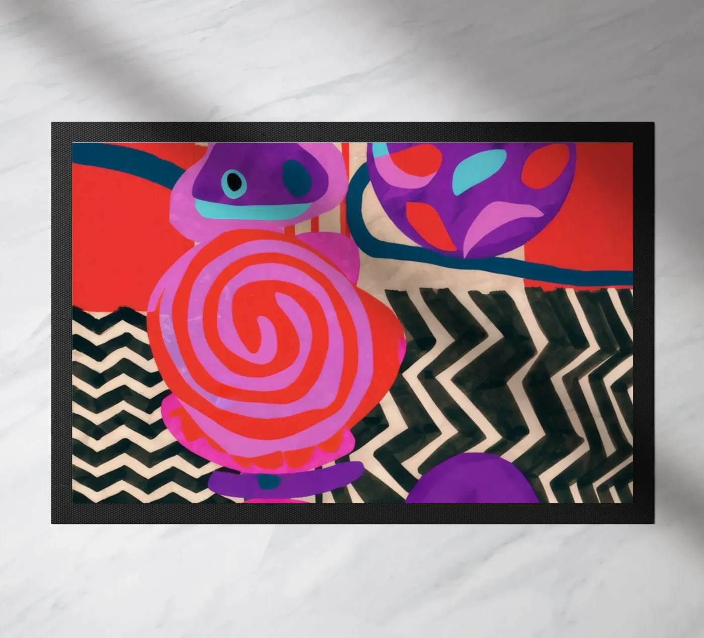 Rhythmic Abstract Forms paillasson de Pake Nebula