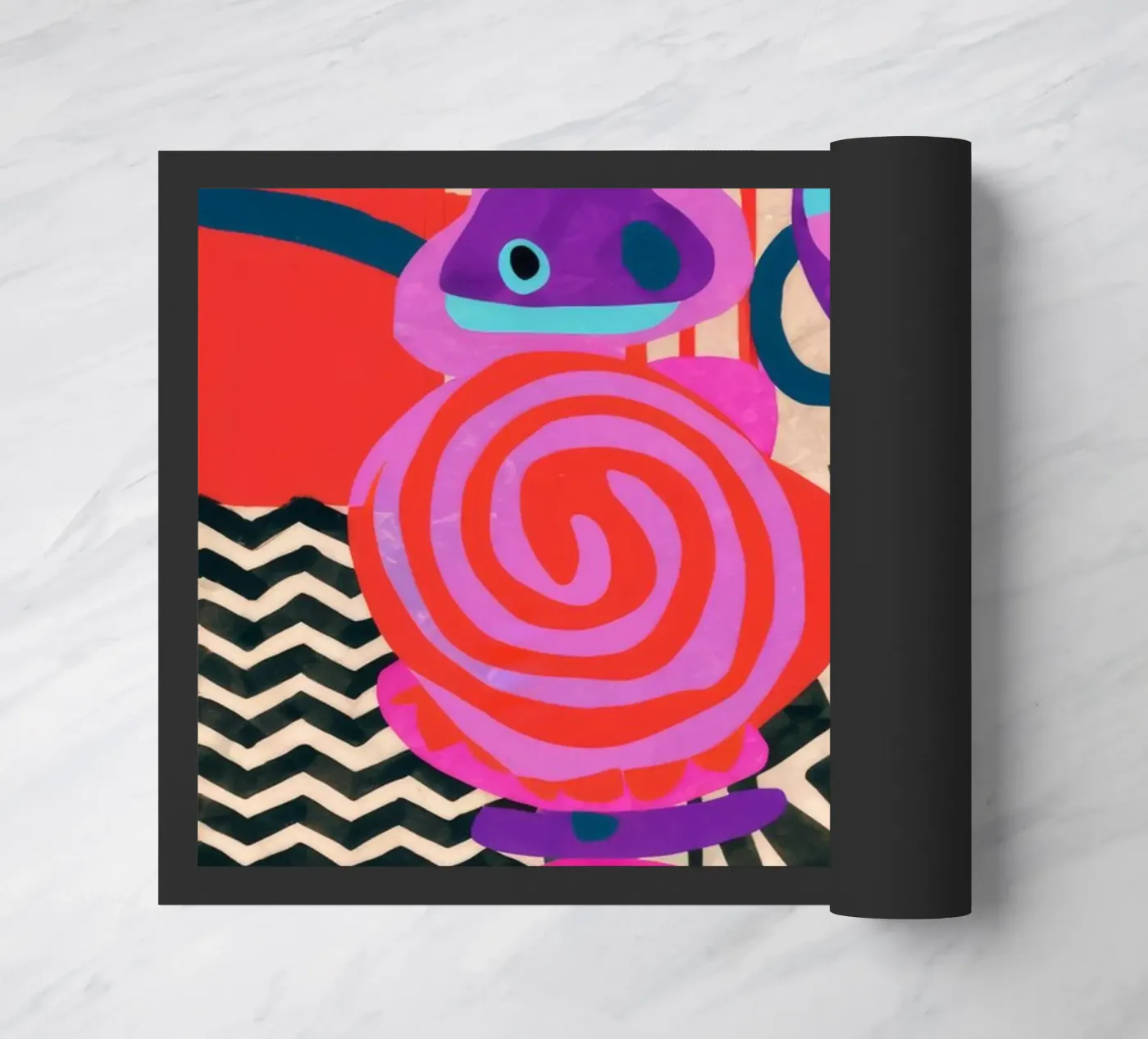 Rhythmic Abstract Forms deurmat van Pake Nebula