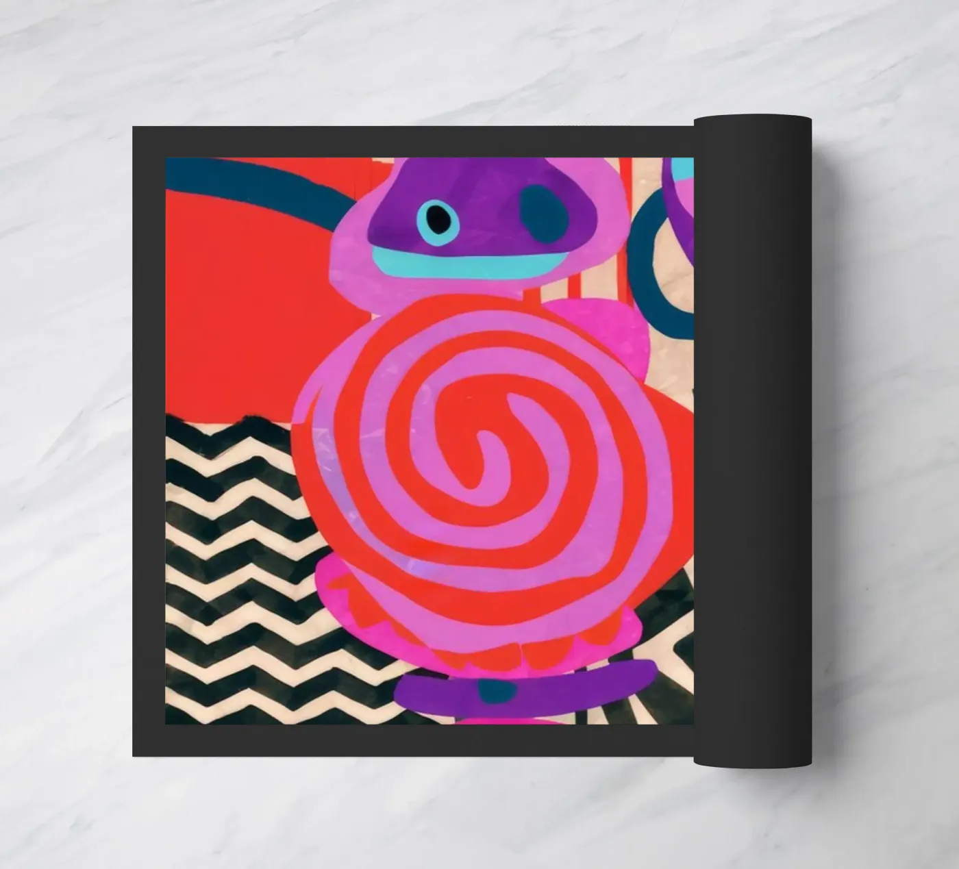 Rhythmic Abstract Forms paillasson de Pake Nebula