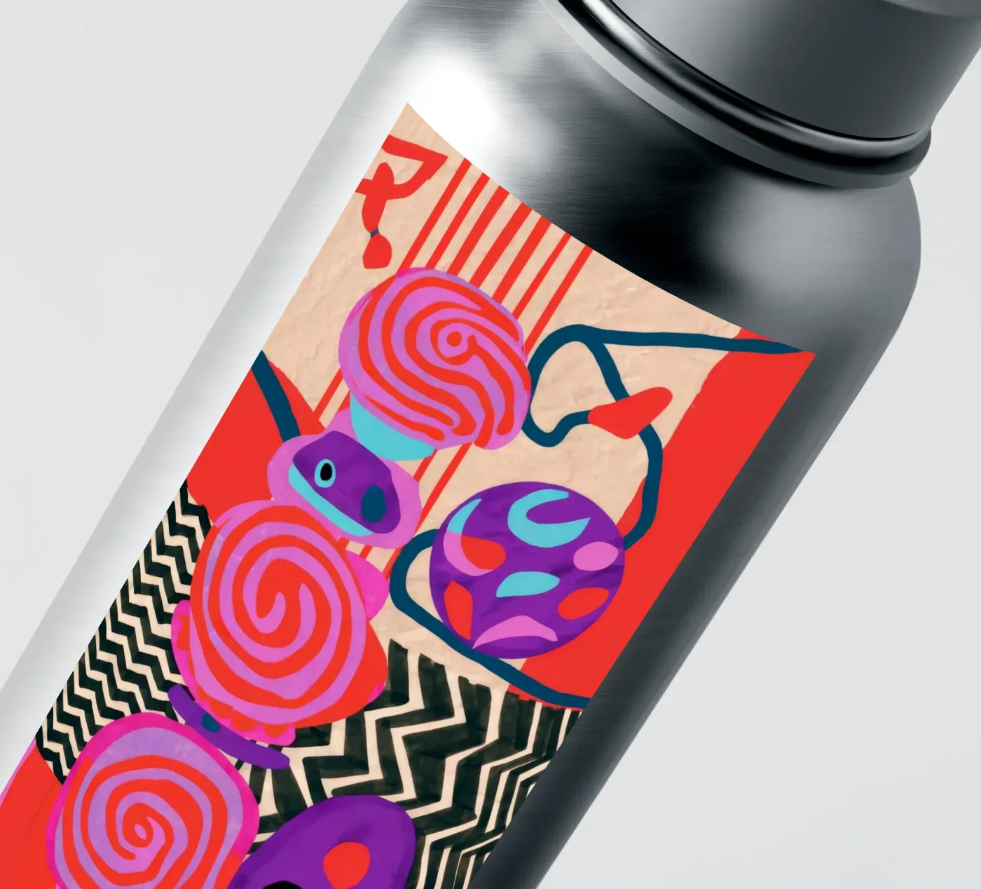 Rhythmic Abstract Forms sticker by Pake Nebula
