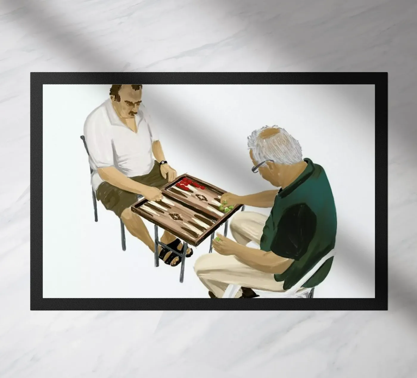 Game On doormat by Maria Kritzas