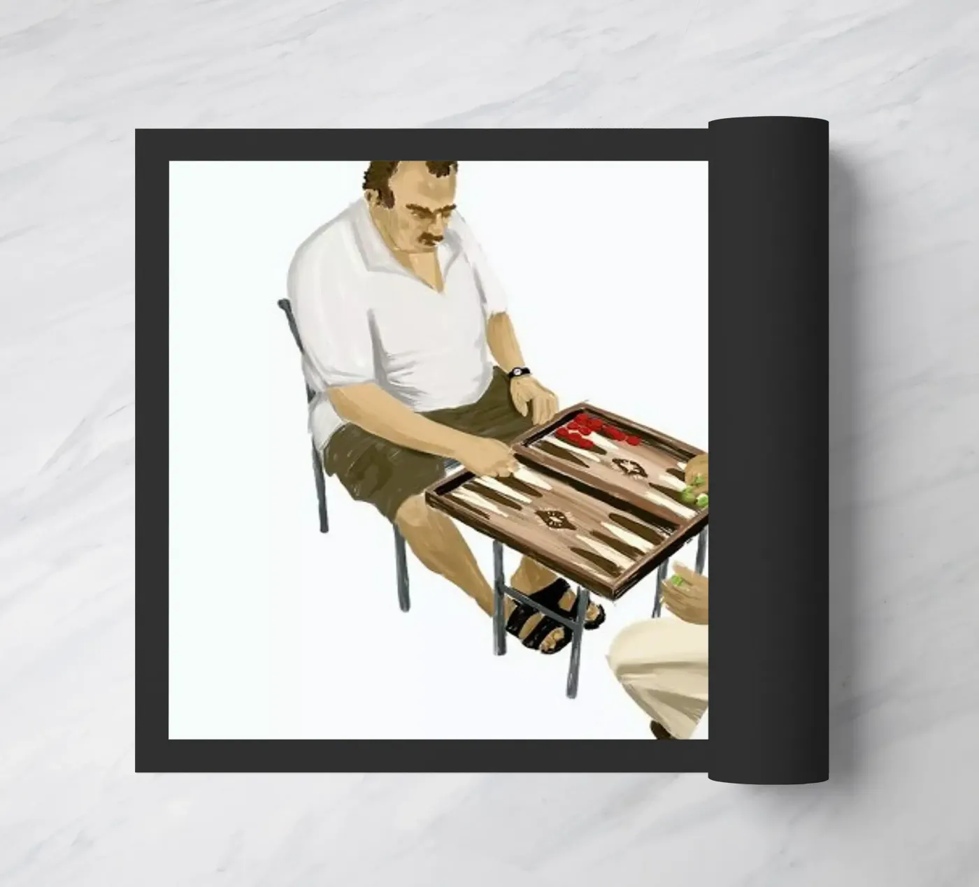 Game On doormat by Maria Kritzas