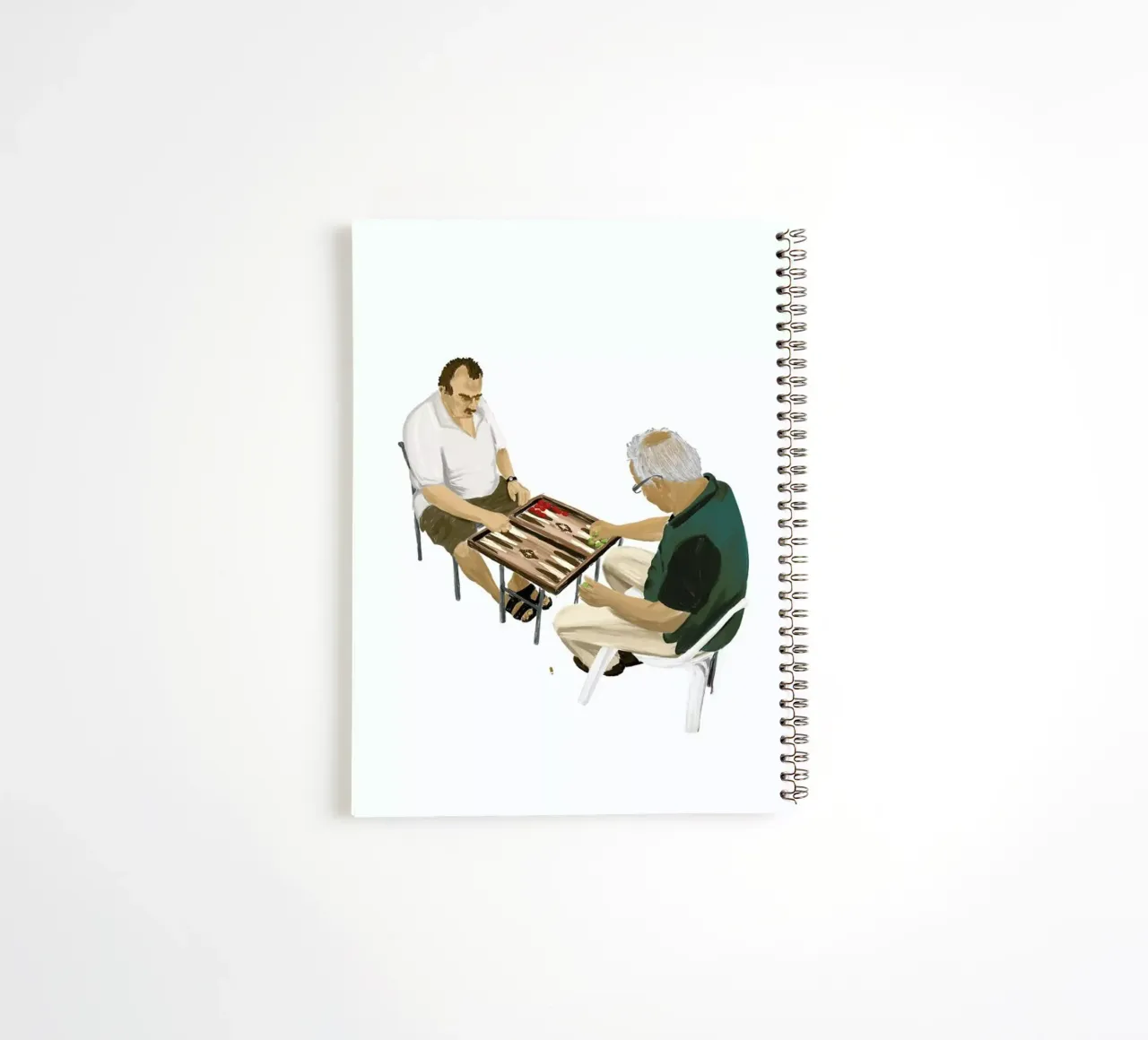 Game On spiral notebook by Maria Kritzas
