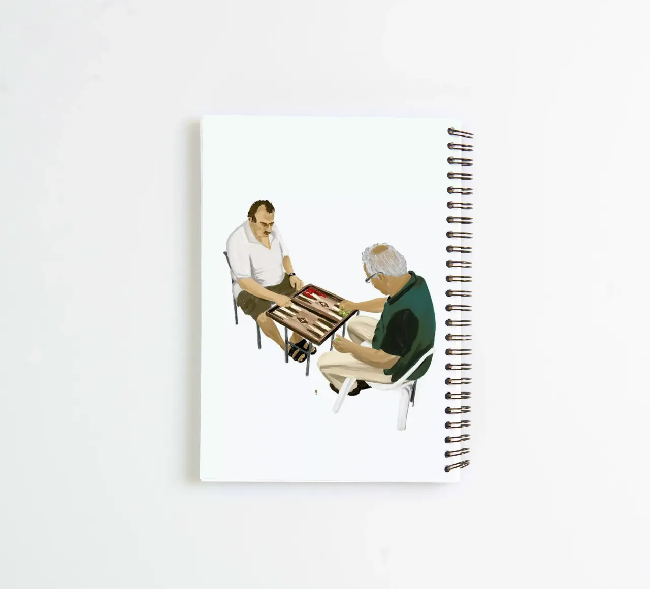 Game On spiral notebook by Maria Kritzas