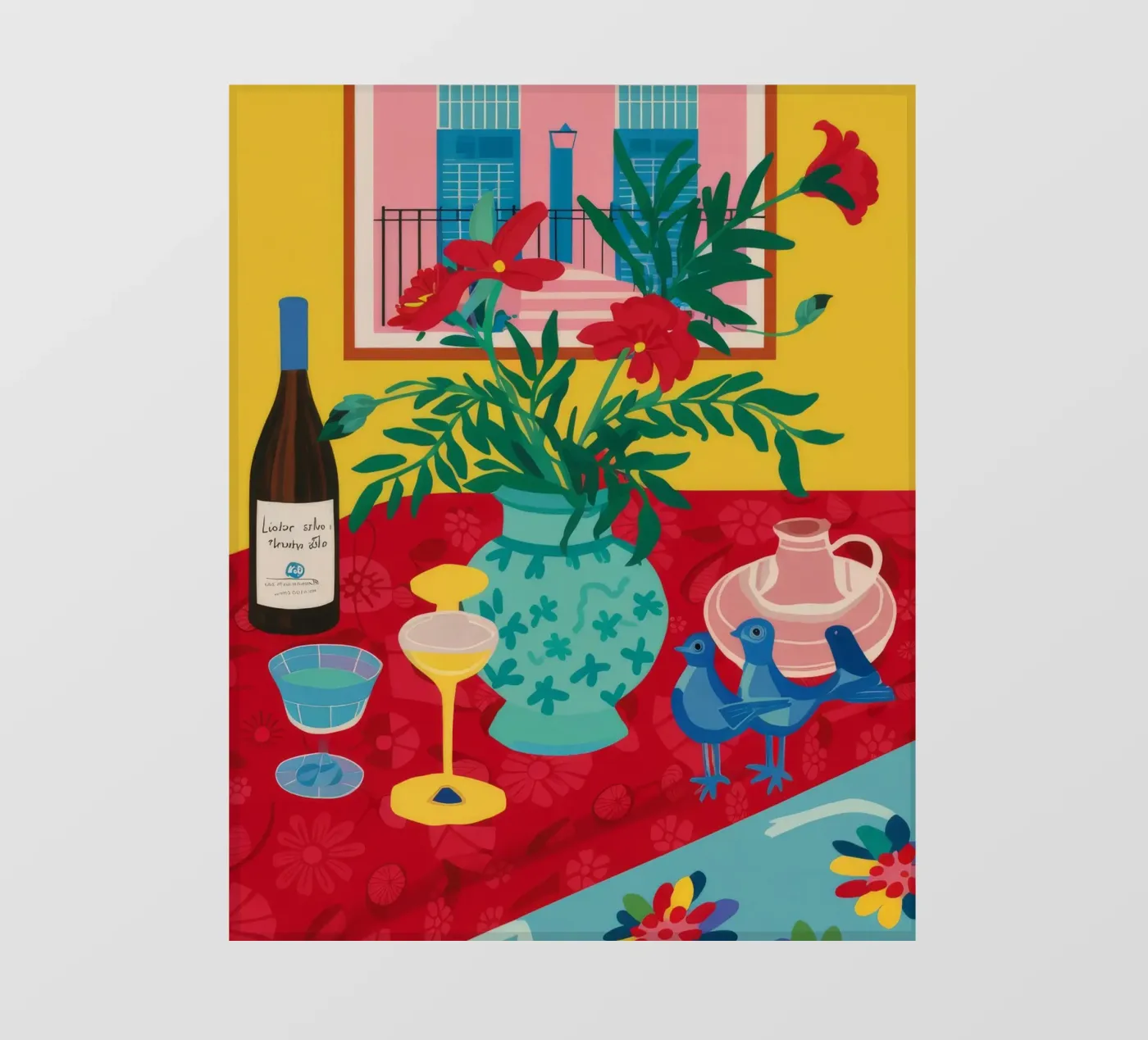 Ruby Wine Celebration backlit film by Pake Nebula