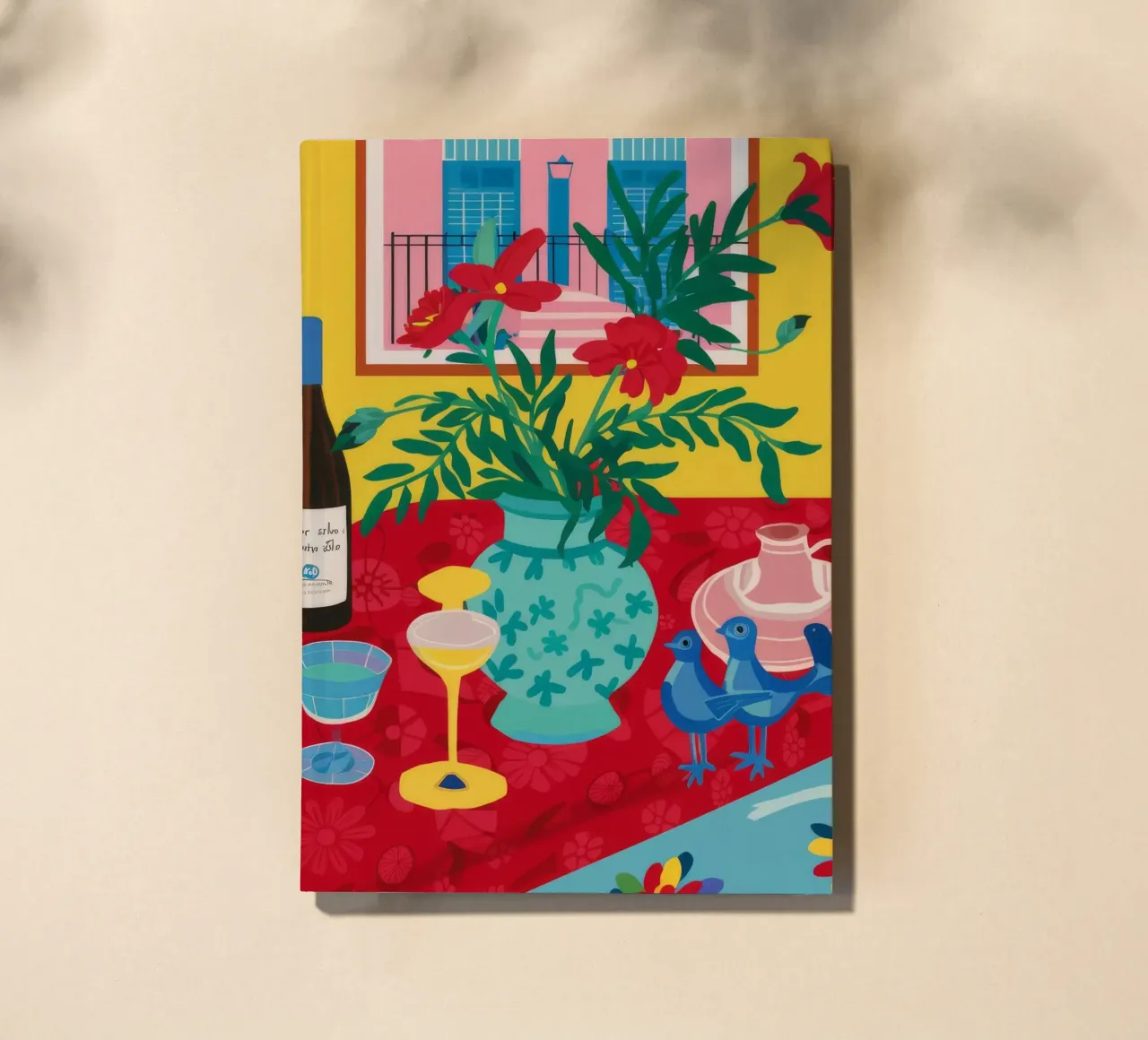 Ruby Wine Celebration notebook by Pake Nebula