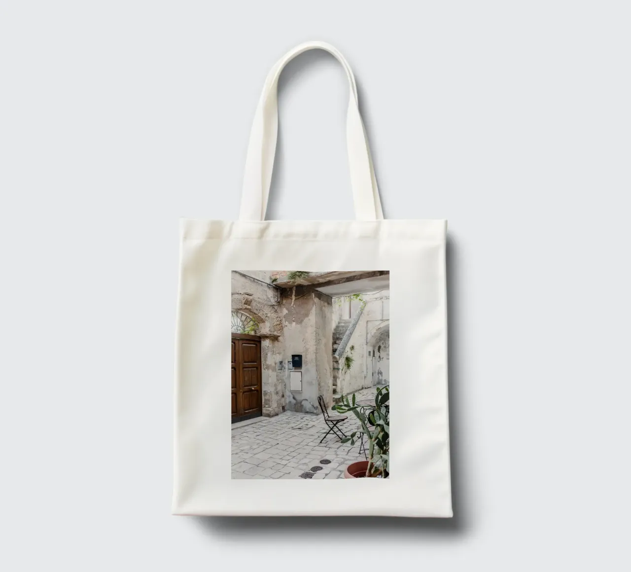 Ancient Matera borsa in juta da photolovers