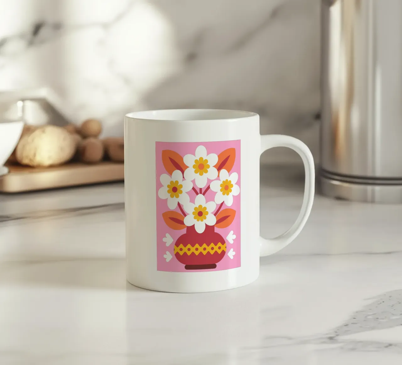Gelsomino in vaso tazza in ceramica da FLOWER PLACE SHOP