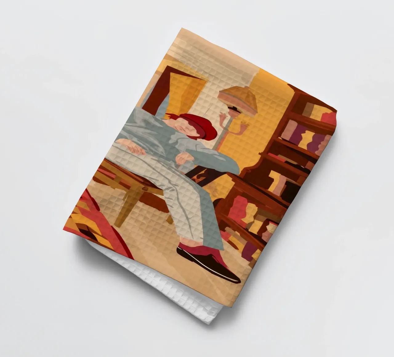 Repos d'ambre de l'érudit torchon de Murni Strokes