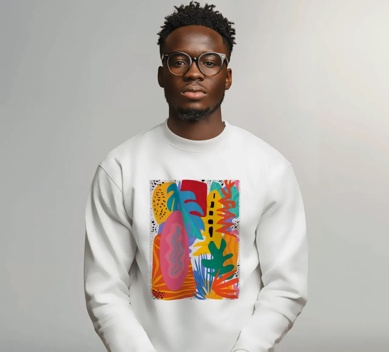 Abstract Jungle Pulse sweatshirt by Pake Nebula