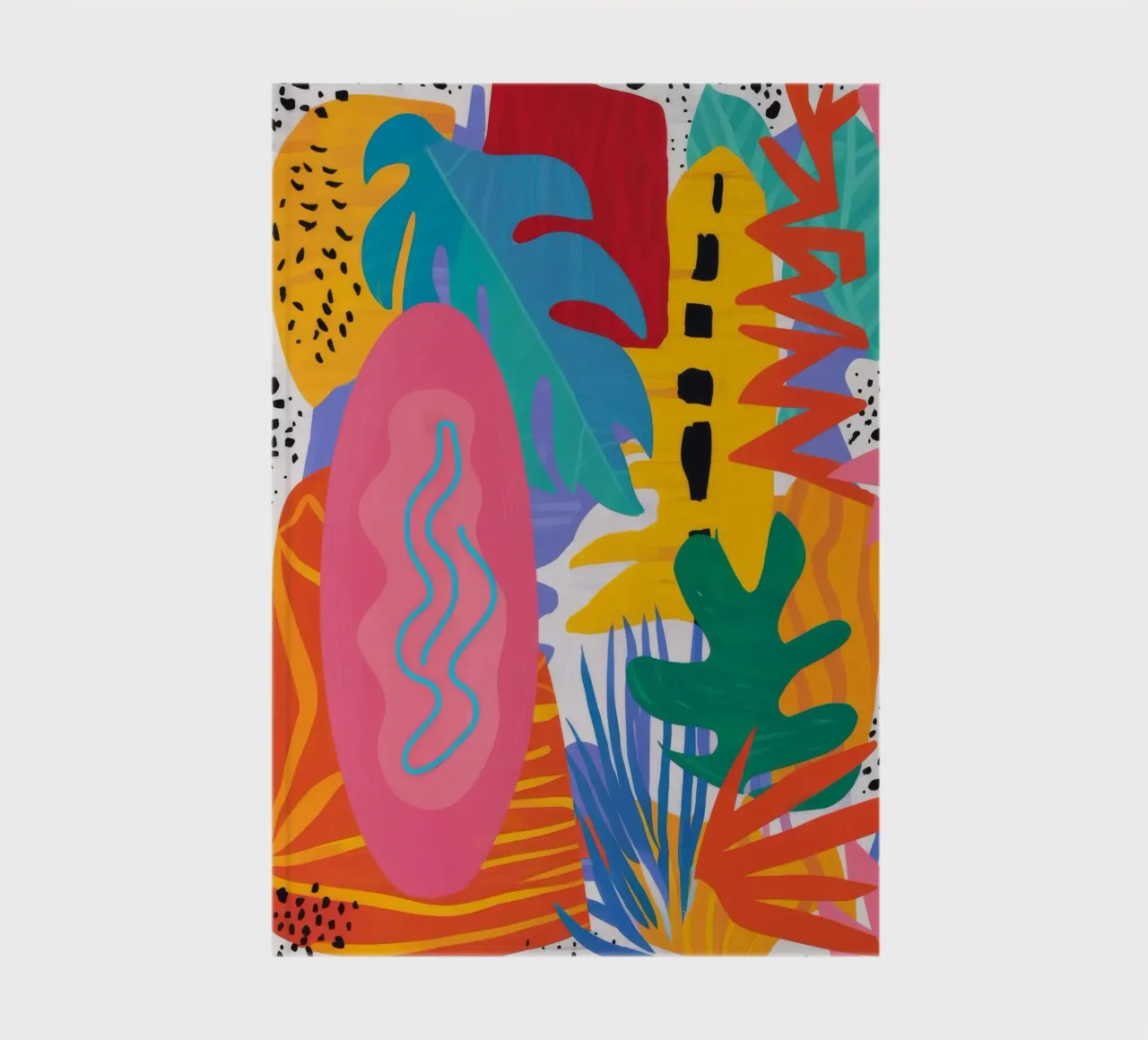 Abstract Jungle Pulse notebook by Pake Nebula