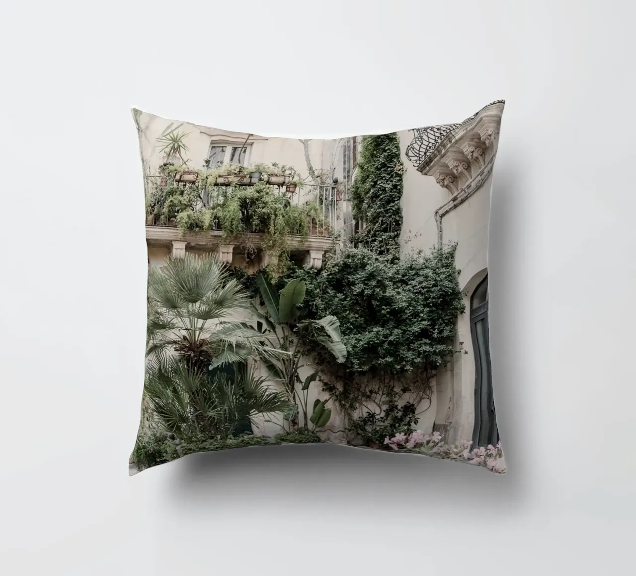 Botanical scene in Sicily cuscino da photolovers