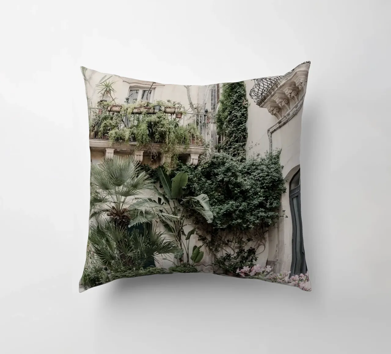 Botanical scene in Sicily cuscino da photolovers