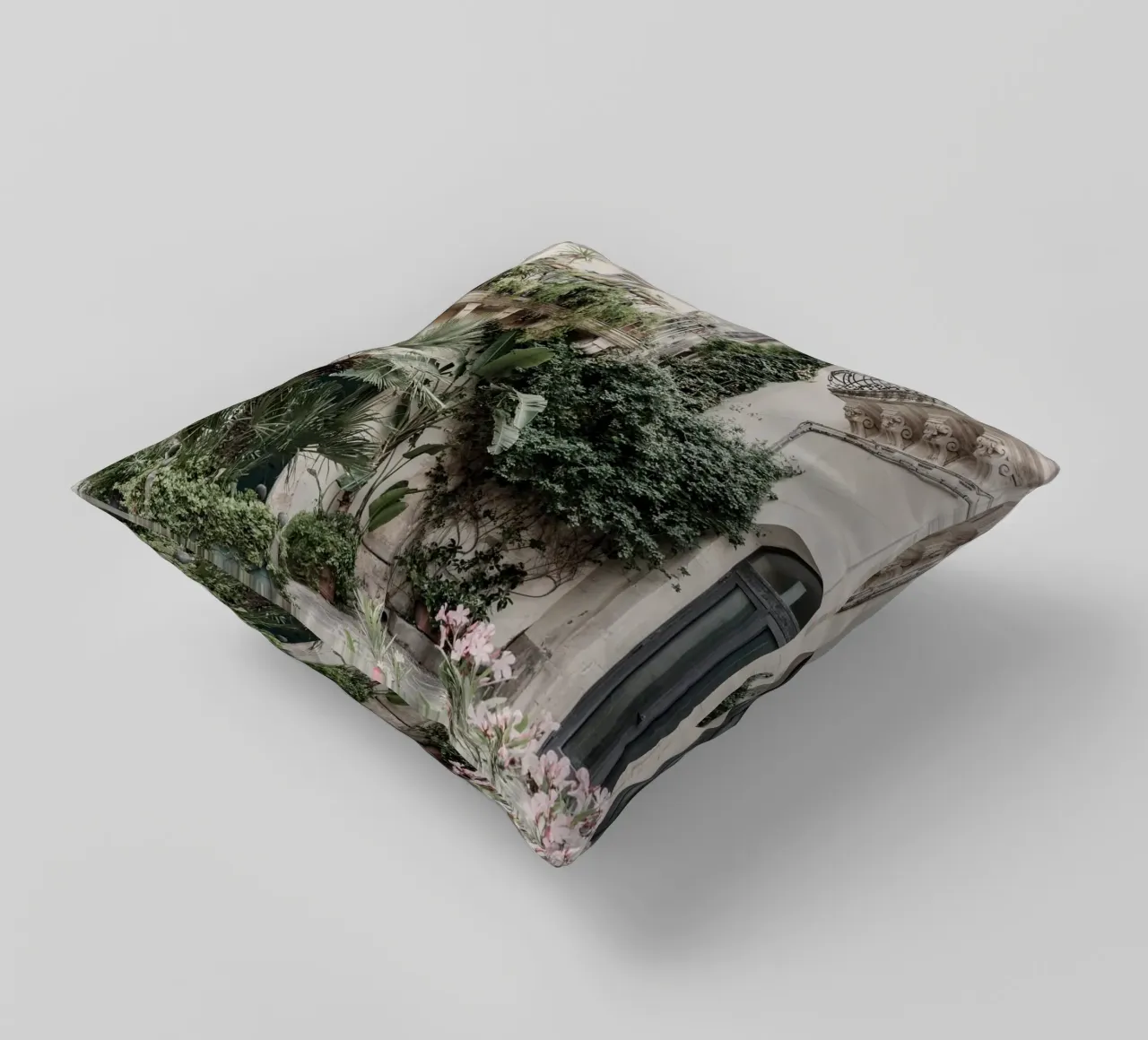 Botanical scene in Sicily cuscino da photolovers