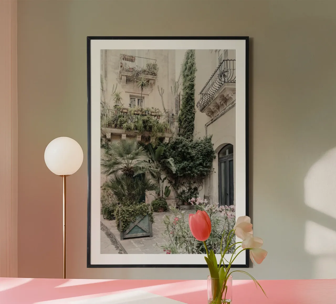 Botanical scene in Sicily carta hahnemühle da photolovers