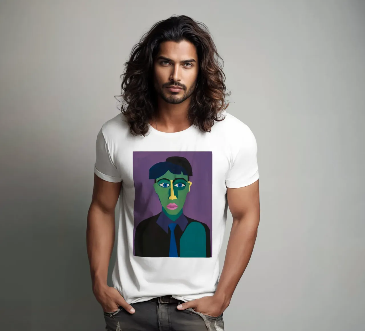 Intensità dello sguardo veridiano t-shirt da Pake Nebula