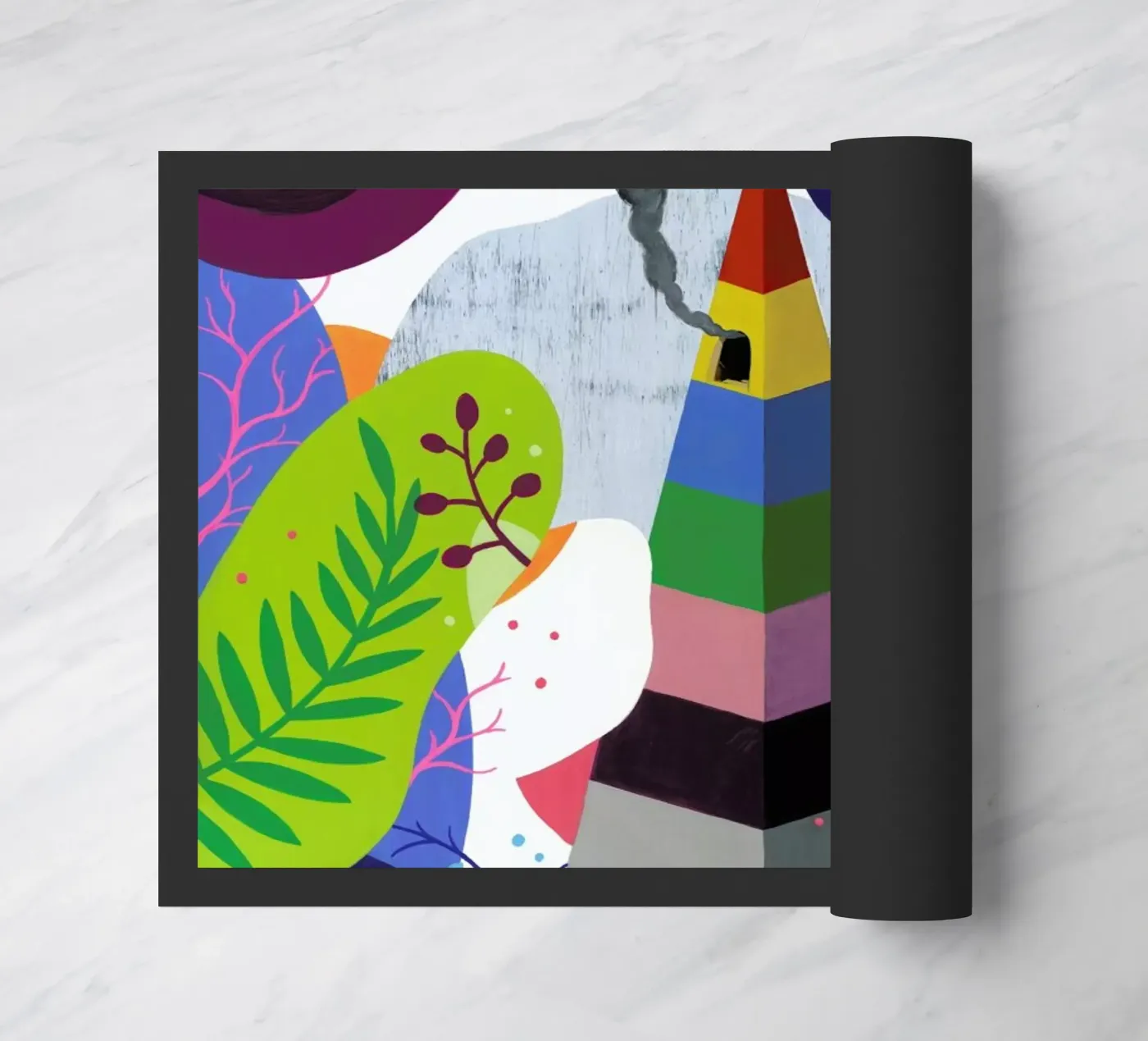 Pyramid doormat by Famous When Dead