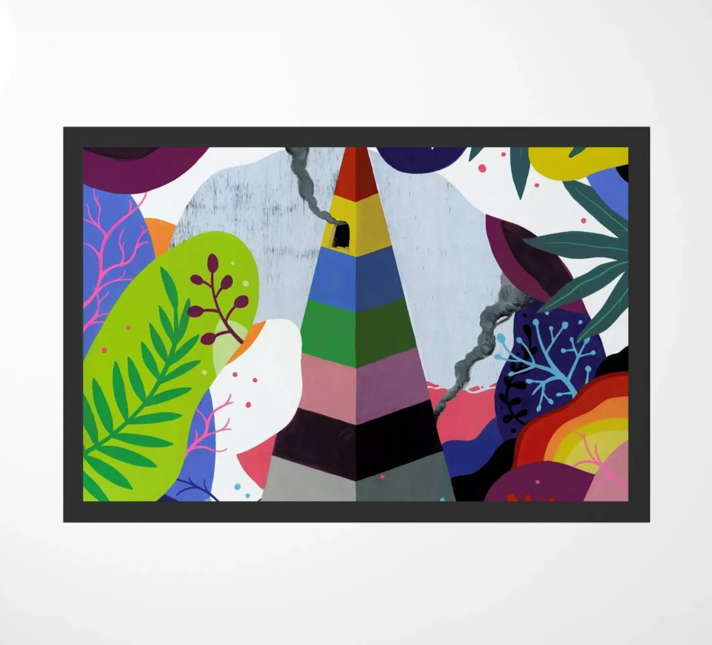 Pyramid doormat by Famous When Dead