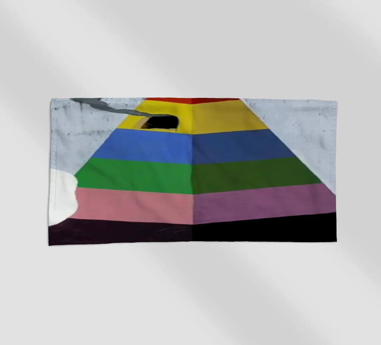 Pyramid beach towel by Famous When Dead
