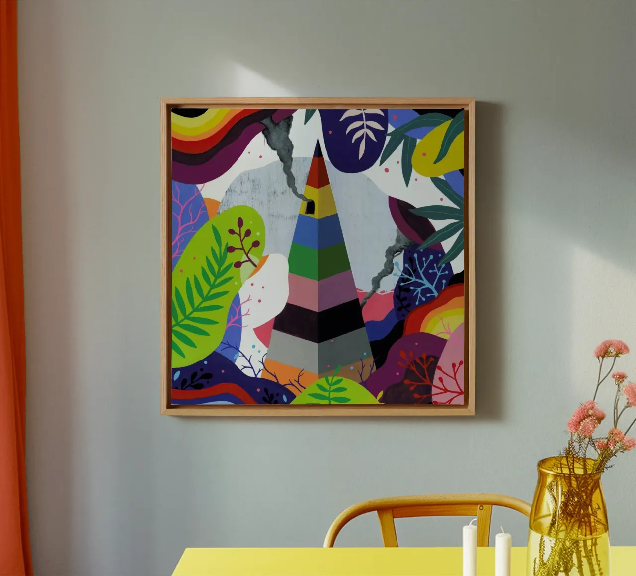 Pyramid tela da Famous When Dead