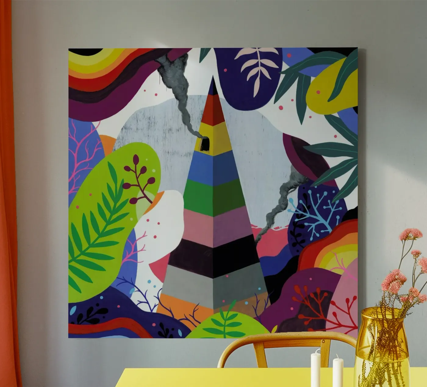 Pyramid tela da Famous When Dead