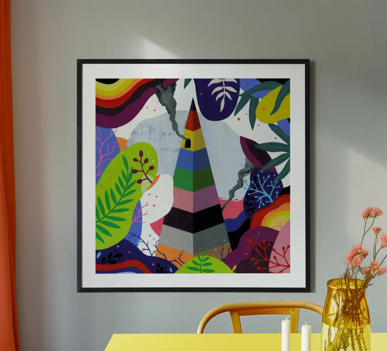 Pyramid poster by Famous When Dead