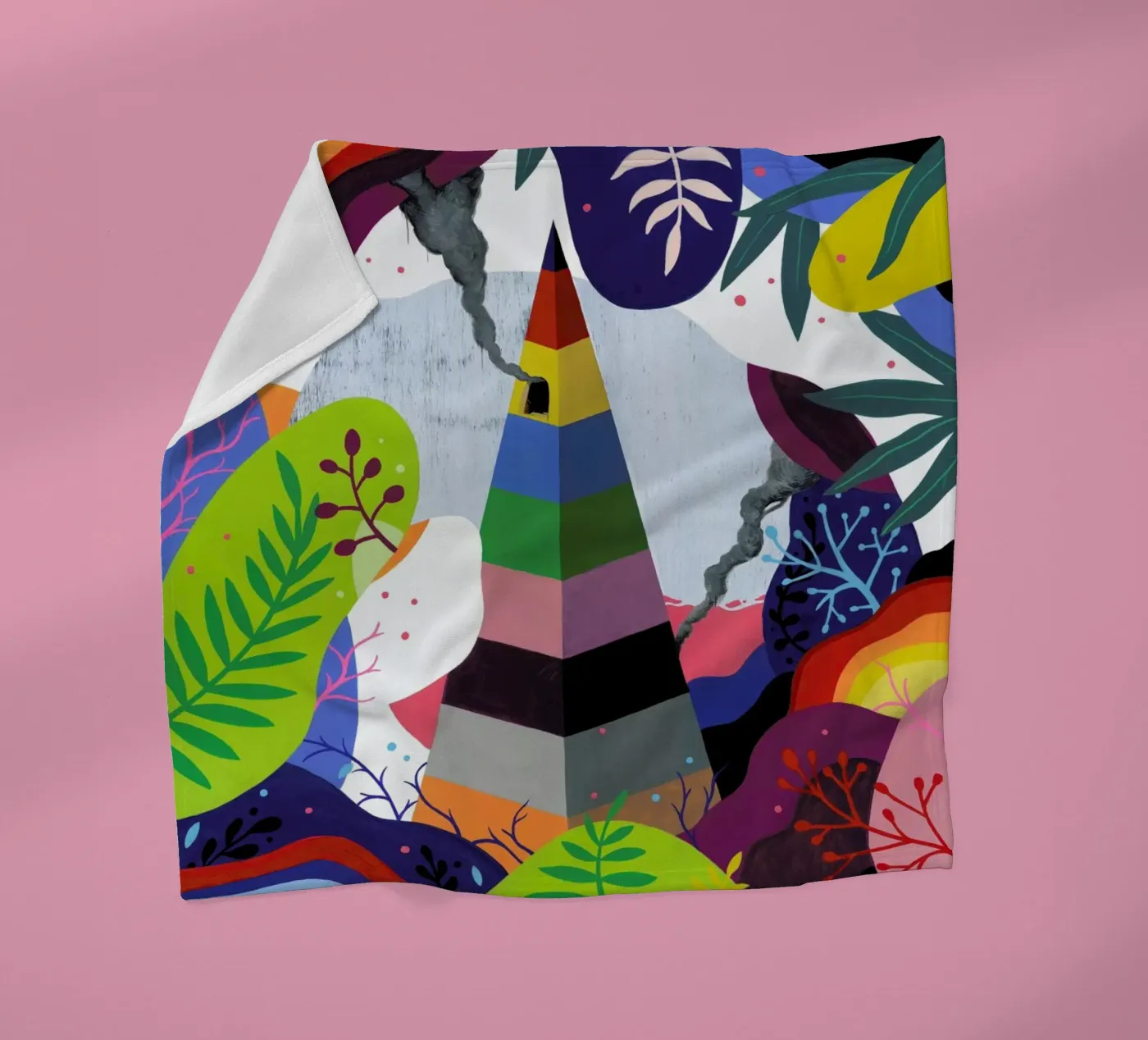 Pyramid fleecedeken van Famous When Dead