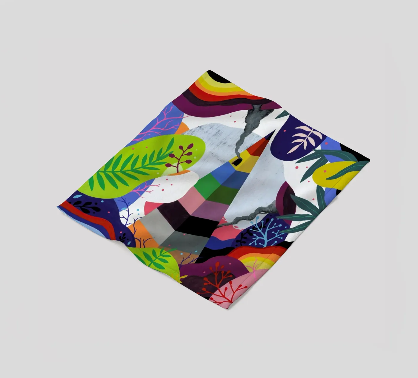 Pyramid fleecedeken van Famous When Dead
