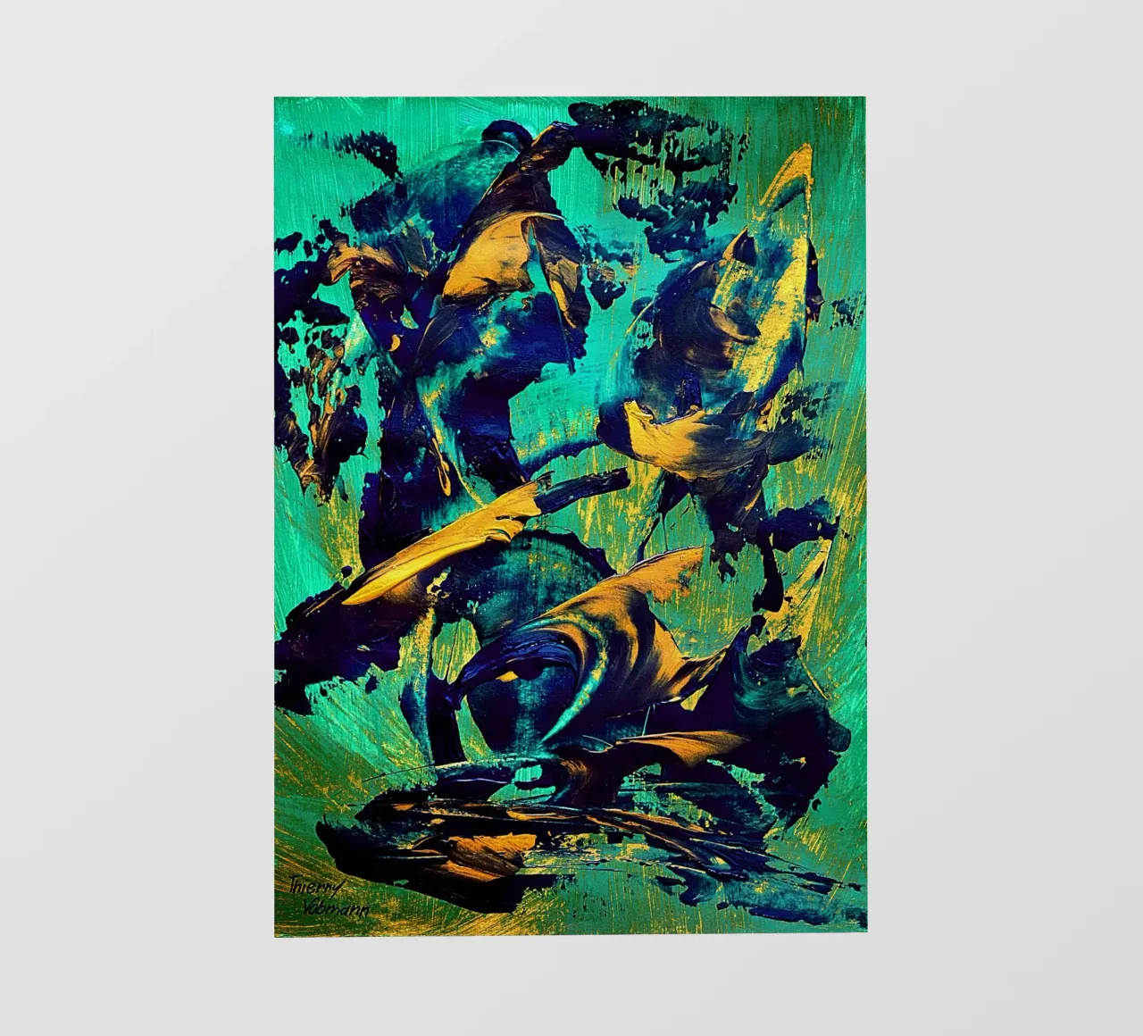 IDEAL GIFT 35 invers pellicola backlit da Thierry Vobmann Abstract painting