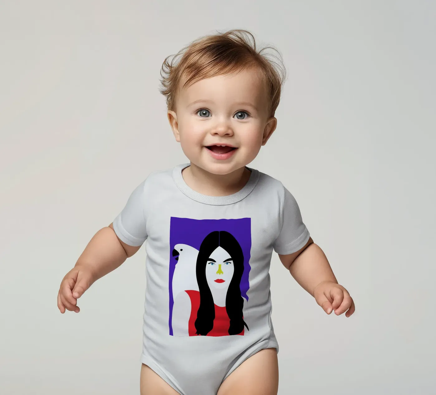 Veronica Kurzarm Babybody von Dignity