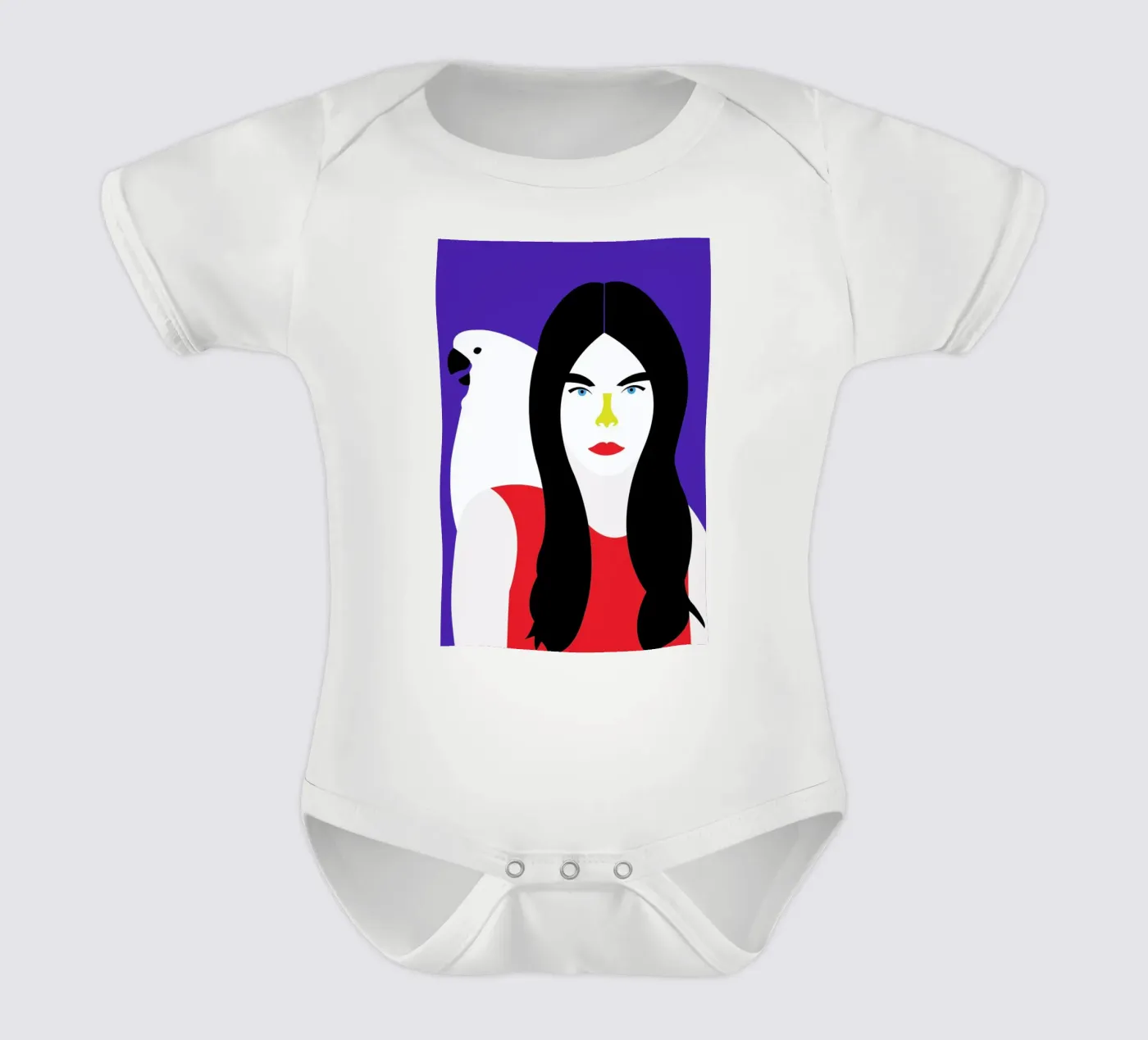 Veronica Kurzarm Babybody von Dignity