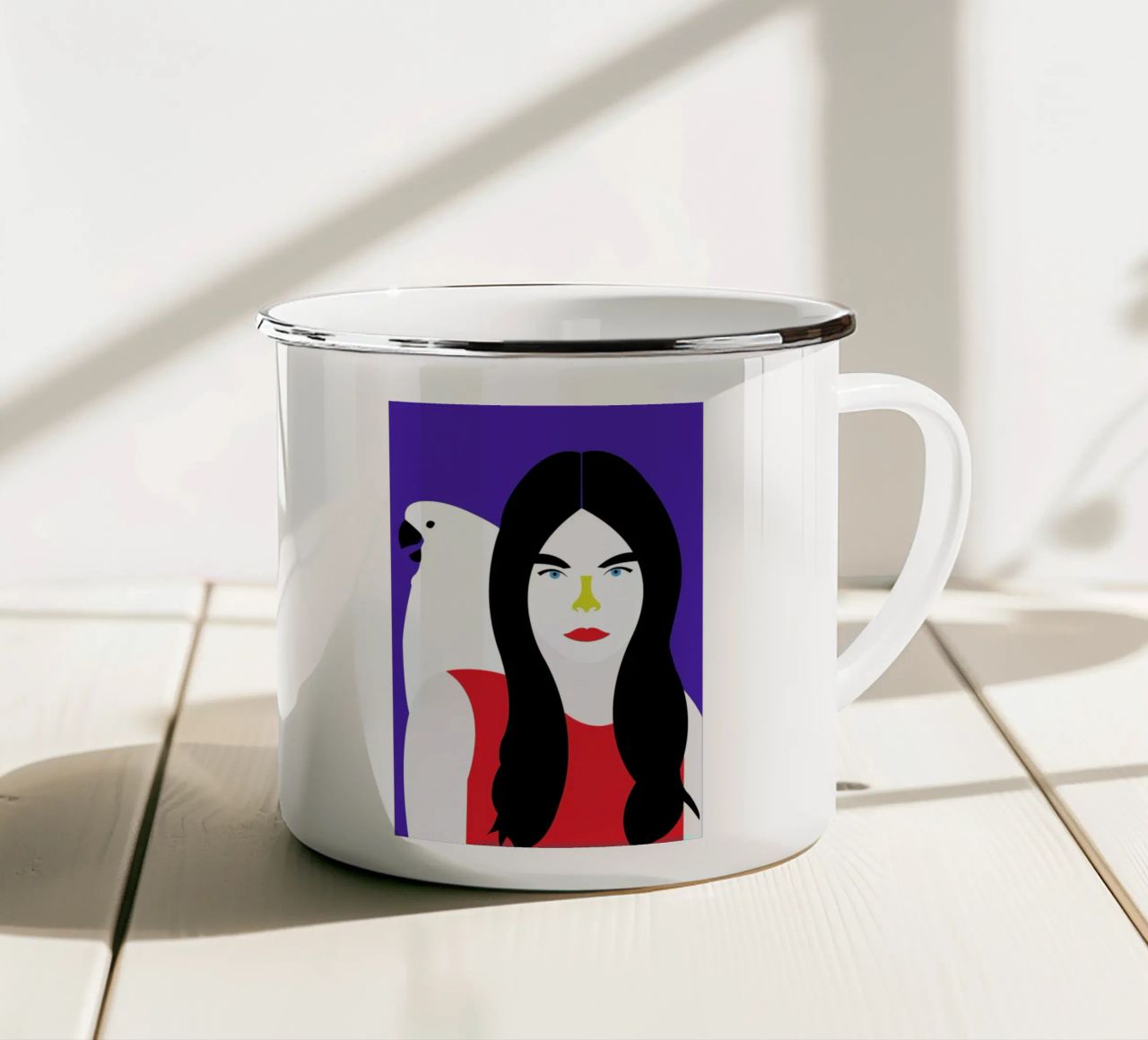 Veronica tazza in smalto da Dignity