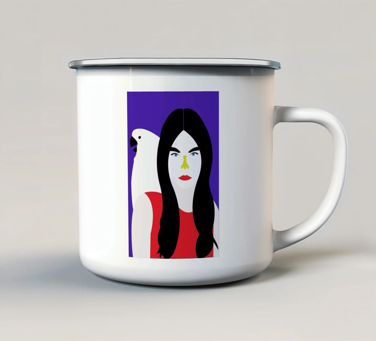 Veronica tazza in smalto da Dignity